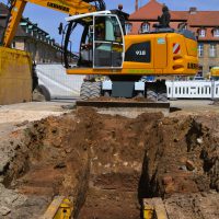 Bayreuth Ausgrabung Jean Paul Platz Scherbaum Grabungsfirma
